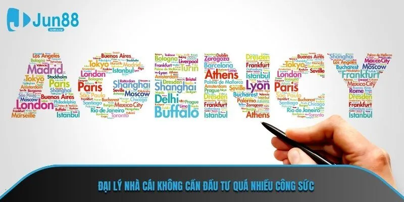 Đại lý nhà cái không cần đầu tư quá nhiều công sức